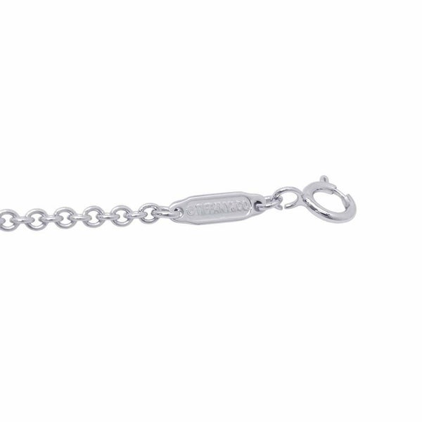 ティファニー ネックレス ペタル キー ペンダント ラージ ダイヤモンド K18WGホワイトゴールド Tiffany&Co. ジュエリー