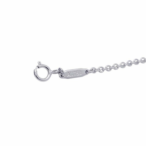 ティファニー ネックレス ペタル キー ペンダント ラージ ダイヤモンド K18WGホワイトゴールド Tiffany&Co. ジュエリー