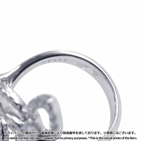 グラフ リング ダブル バタフライ シルエット ダイヤモンド リング ダイヤ 計0.40ct K18WGホワイトゴールド サイズ約8号 RGR789 指輪
