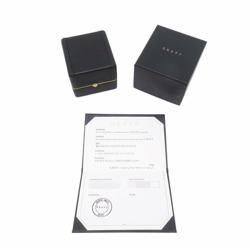 グラフ リング ダブル バタフライ シルエット ダイヤモンド リング ダイヤ 計0.40ct K18WGホワイトゴールド サイズ約8号 RGR789 指輪