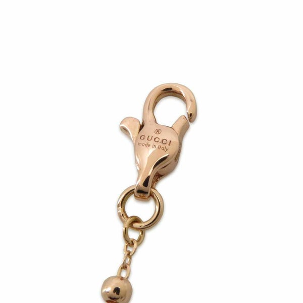 グッチ ブレスレット ロゴ フローラ ダイヤモンド K18PGピンクゴールド サイズ16 GUCCI ジュエリー