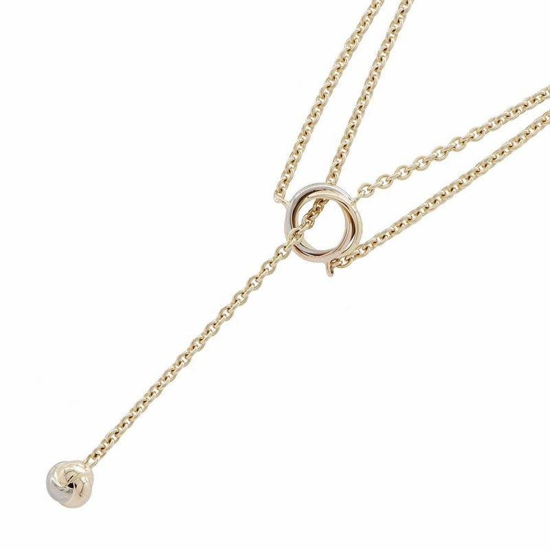 カルティエ ネックレス ベビートリニティ パンピーユ K18YG/K18PG/K18WG B7008700 Cartier ジュエリー