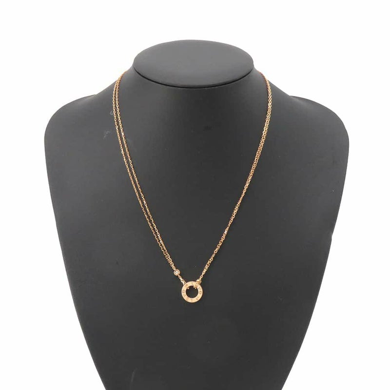 カルティエ ネックレス ラブ ネックレス ダイヤモンド 2P 0.03ct K18PG B7224509 Cartier ジュエリー