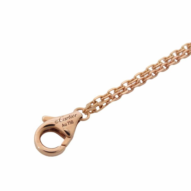 カルティエ ネックレス ラブ ネックレス ダイヤモンド 2P 0.03ct K18PG B7224509 Cartier ジュエリー
