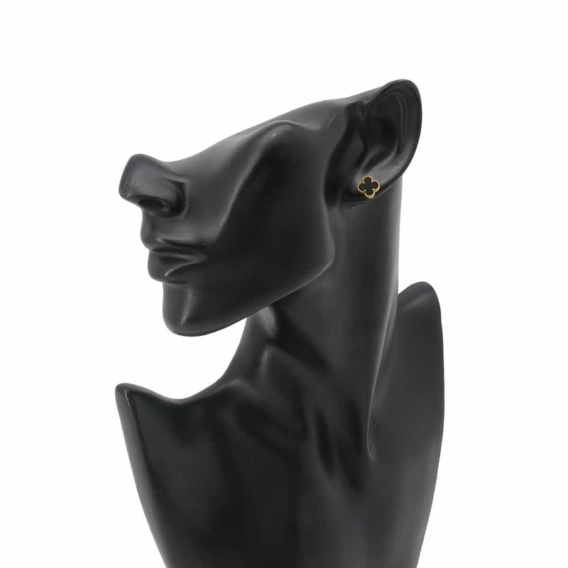 ヴァンクリーフ&アーペル ピアス スウィート アルハンブラ ピアス オニキス K18YGイエローゴールド VCARA44900 ジュエリー