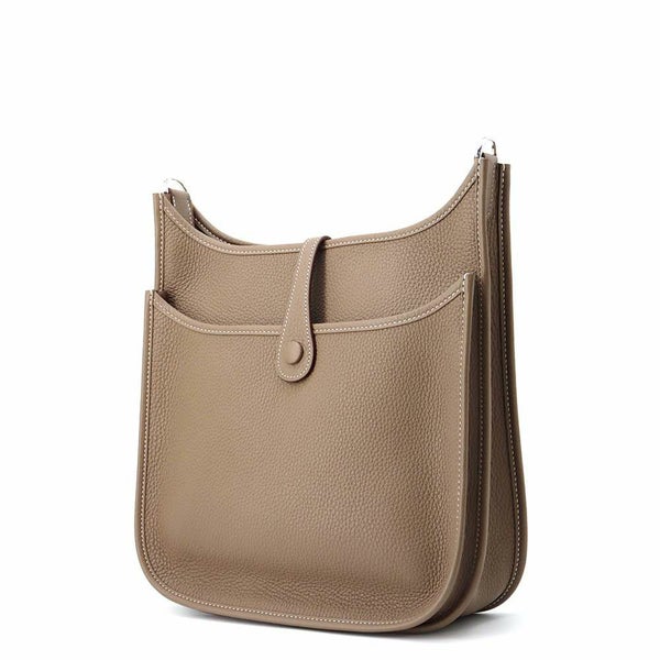 エルメス ショルダーバッグ エブリン3 PM エトゥープ/シルバー金具 トリヨンクレマンス W刻印