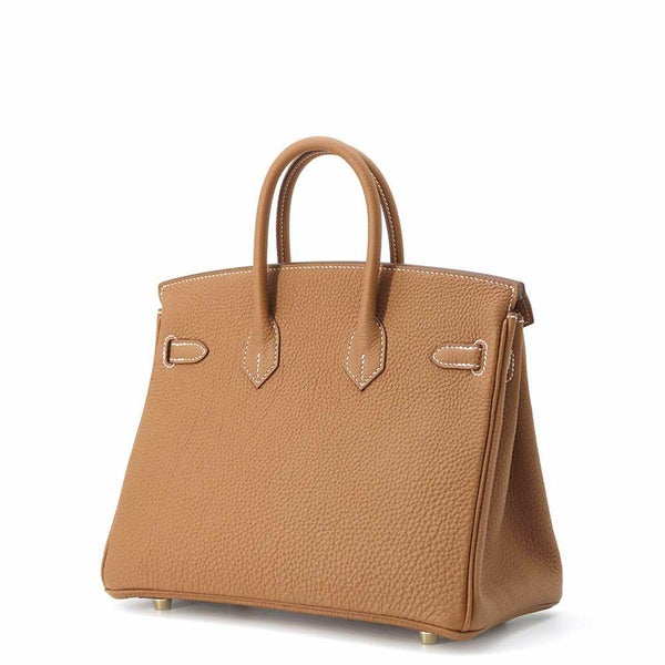 エルメス バーキン25 ゴールド/ゴールド金具 トゴ W刻印 HERMES Birkin ハンドバッグ