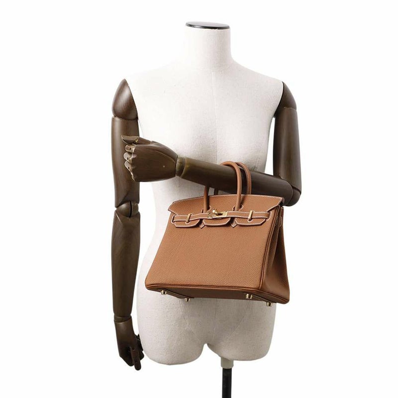 エルメス バーキン25 ゴールド/ゴールド金具 トゴ W刻印 HERMES Birkin ハンドバッグ