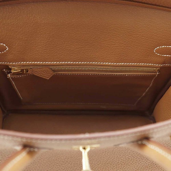 エルメス バーキン25 ゴールド/ゴールド金具 トゴ W刻印 HERMES Birkin ハンドバッグ