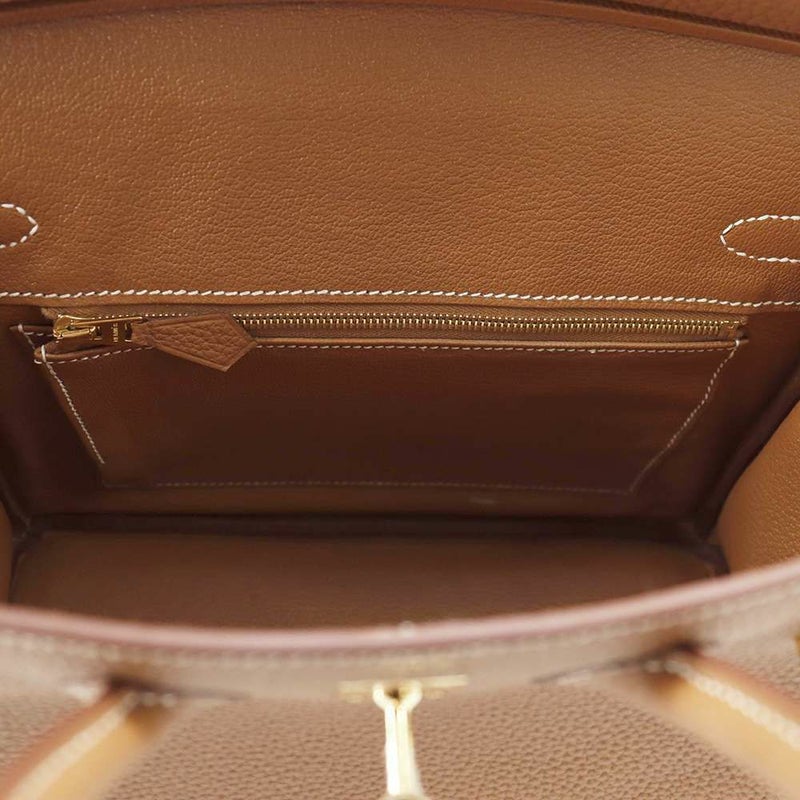 エルメス バーキン25 ゴールド/ゴールド金具 トゴ W刻印 HERMES Birkin ハンドバッグ