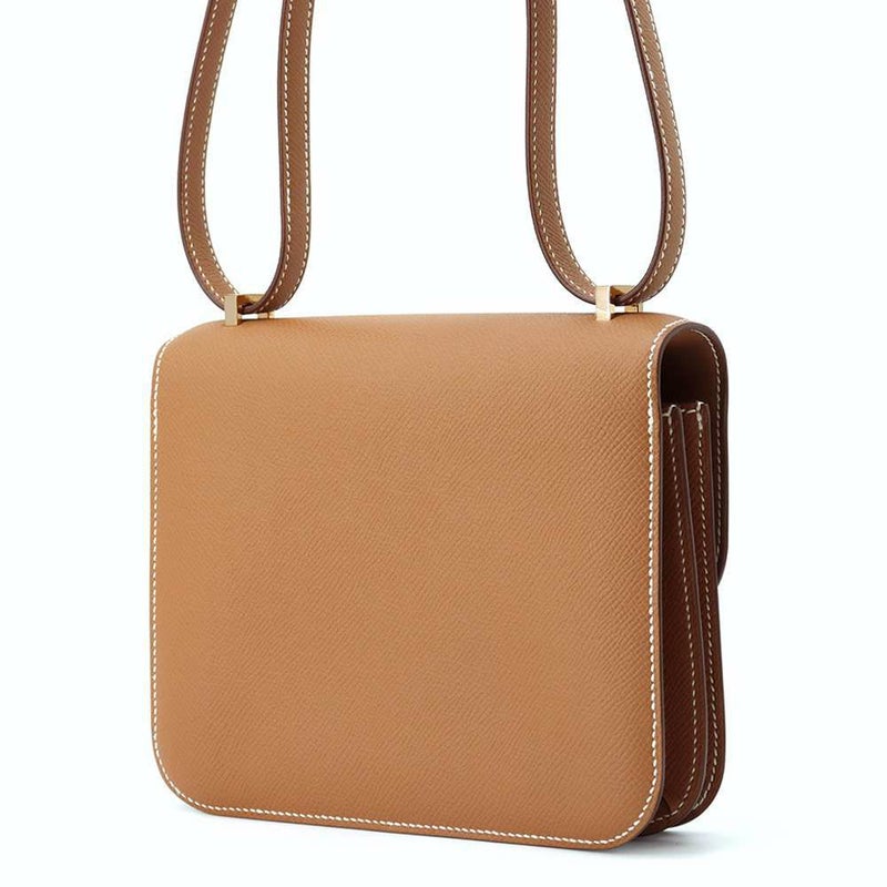 エルメス ミニ コンスタンス3 ミロワール ゴールド/ピンクゴールド金具 エプソン U刻印