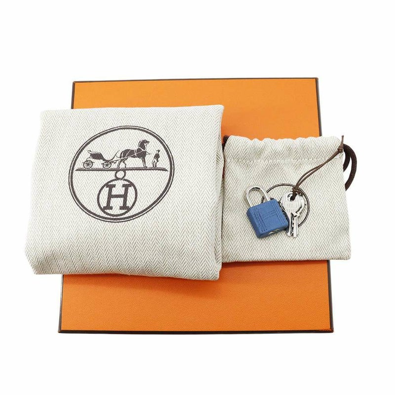 エルメス ピコタンロック マイクロ ミコノス/シルバー金具 オーストリッチ W刻印