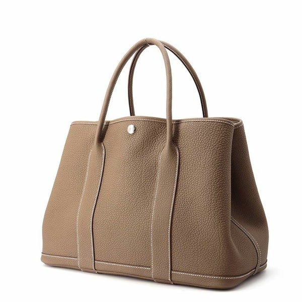 エルメス トートバッグ ガーデンパーティPM エトゥープ/シルバー金具 ネゴンダ W刻印