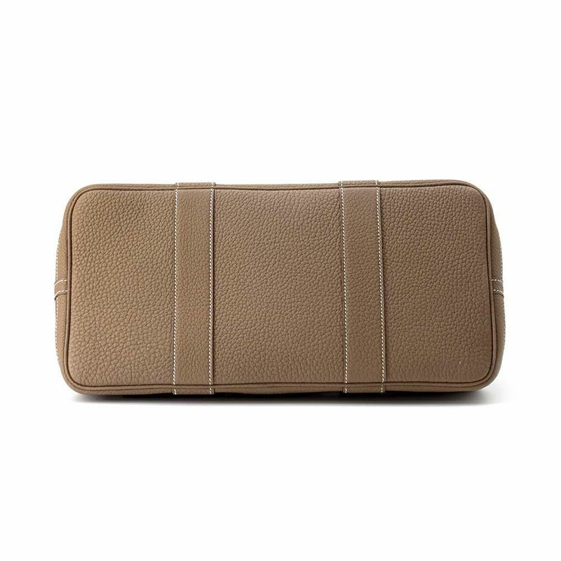エルメス トートバッグ ガーデンパーティPM エトゥープ/シルバー金具 ネゴンダ W刻印