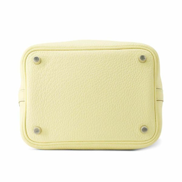 エルメス ハンドバッグ ピコタンロックPM ジョーヌミルトン/シルバー金具 トリヨンクレマンス W刻印