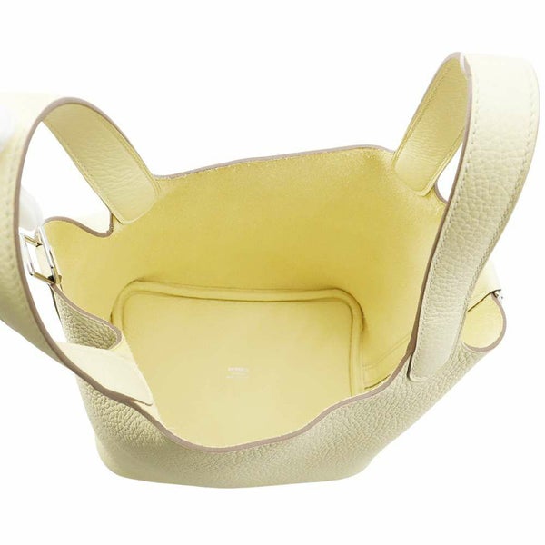 エルメス ハンドバッグ ピコタンロックPM ジョーヌミルトン/シルバー金具 トリヨンクレマンス W刻印