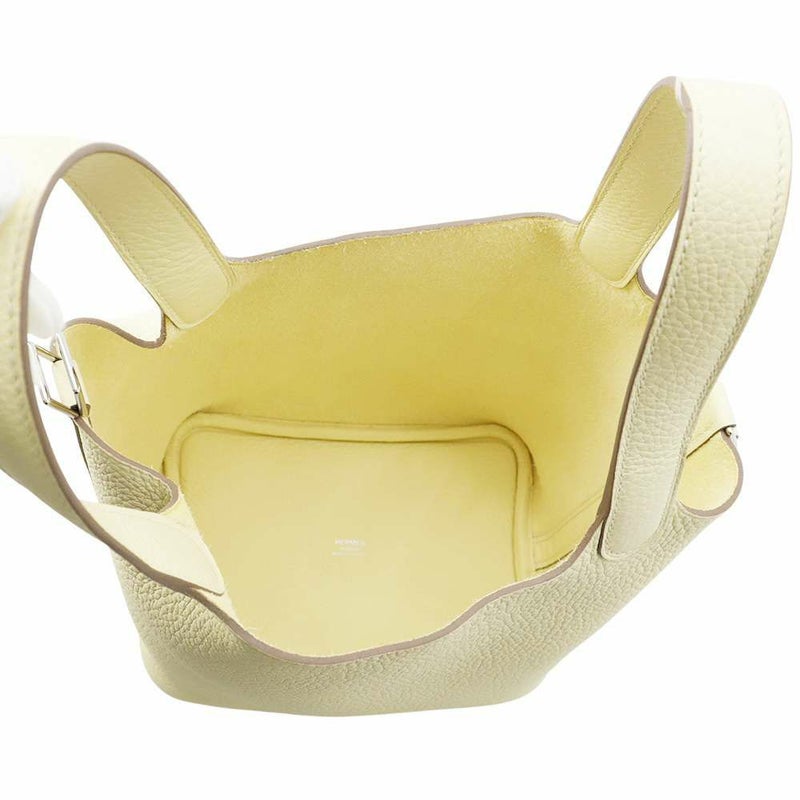 エルメス ハンドバッグ ピコタンロックPM ジョーヌミルトン/シルバー金具 トリヨンクレマンス W刻印