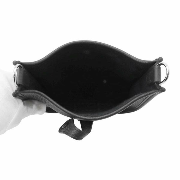 エルメス エブリンTPM アマゾン ブラック/シルバー金具 トリヨンクレマンス W刻印 黒