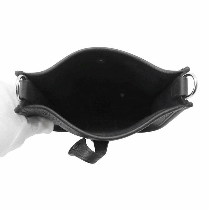 エルメス エブリンTPM アマゾン ブラック/シルバー金具 トリヨンクレマンス W刻印 黒