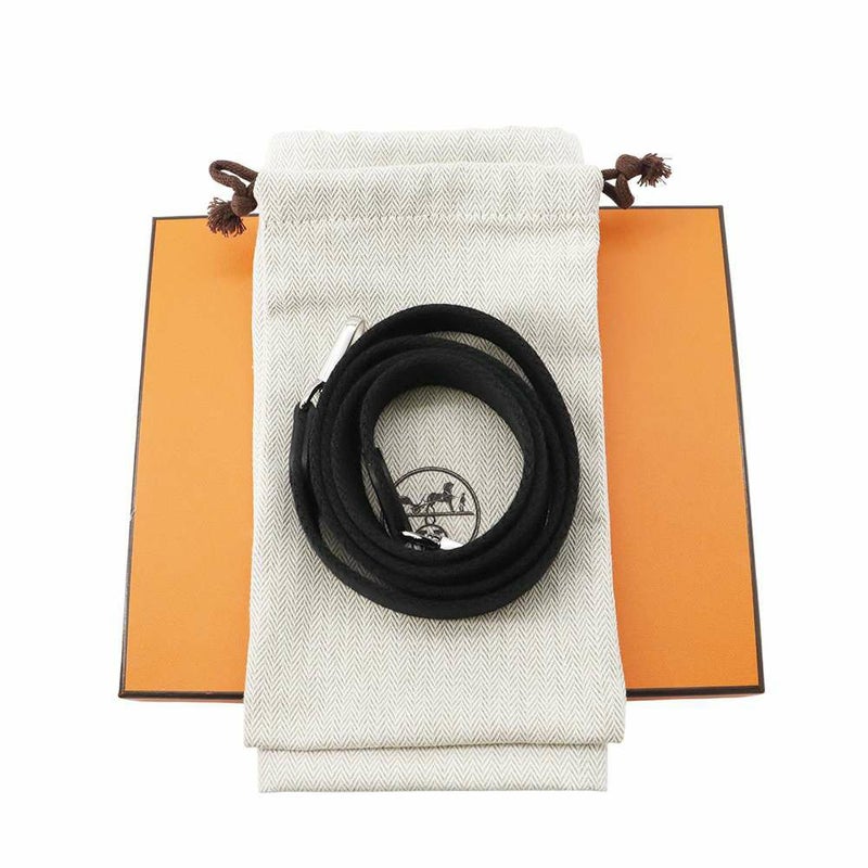 エルメス エブリンTPM アマゾン ブラック/シルバー金具 トリヨンクレマンス W刻印 黒