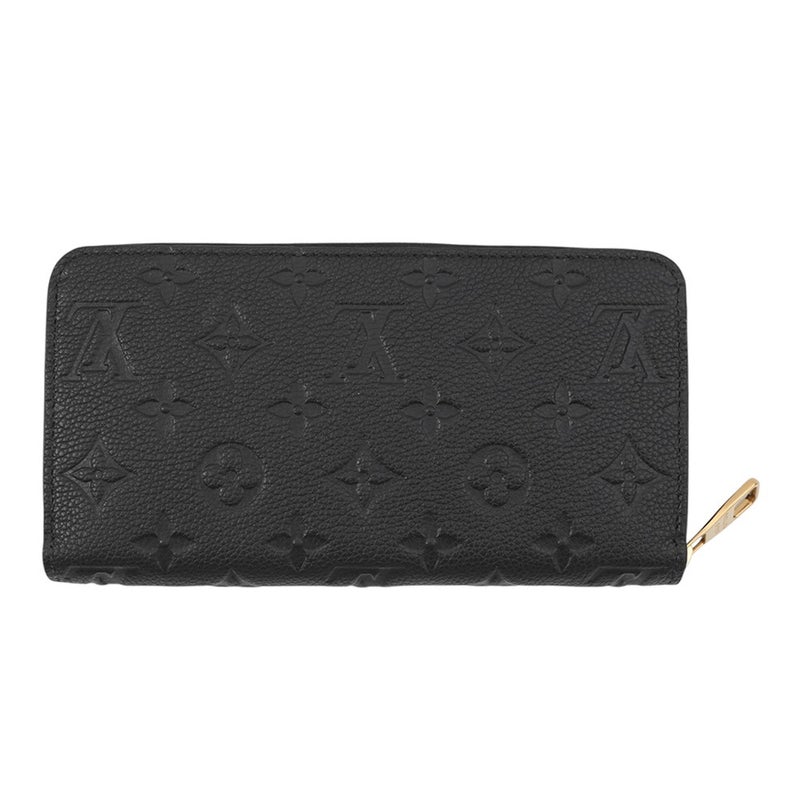 ルイヴィトン 長財布 モノグラム・アンプラント ジッピーウォレット M28791 LOUIS VUITTON 財布 黒 ブラック