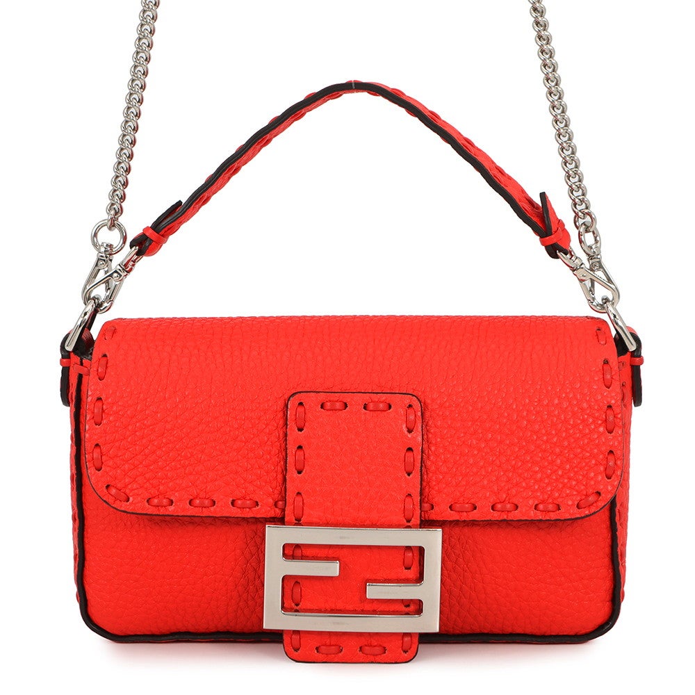 フェンディ ハンドバッグ セレリア FF バゲット ミニ 8BS017 FENDI