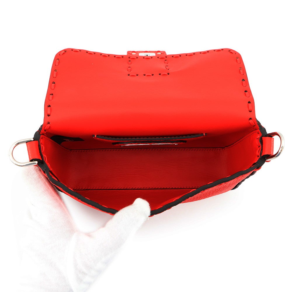 フェンディ ハンドバッグ セレリア FF バゲット ミニ 8BS017 FENDI