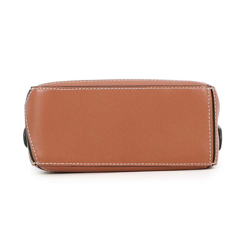 ロエベ ハンドバッグ パズルバッグ ミニ  レザー A510U95X34 LOEWE 2wayショルダーバッグ 白