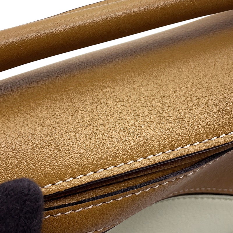 ロエベ ハンドバッグ パズルバッグ ミニ  レザー A510U95X34 LOEWE 2wayショルダーバッグ 白