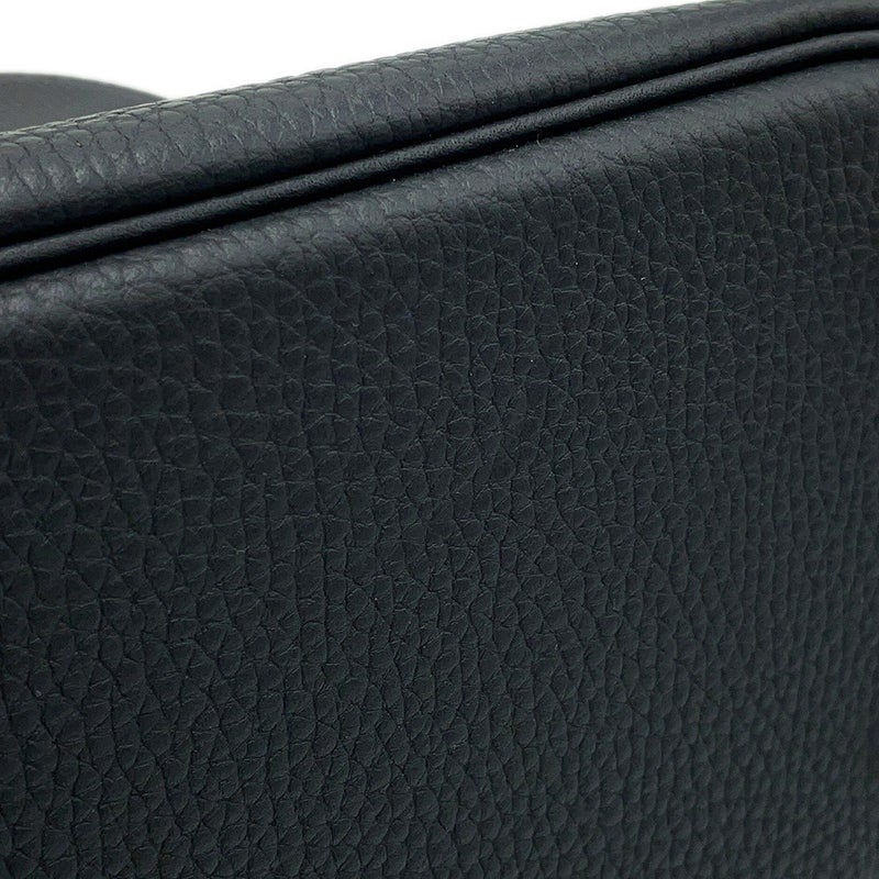 エルメス ハンドバッグ ボリード31 ブラック/シルバー金具 トリヨンクレマンス D刻印 2wayショルダーバッグ 黒
