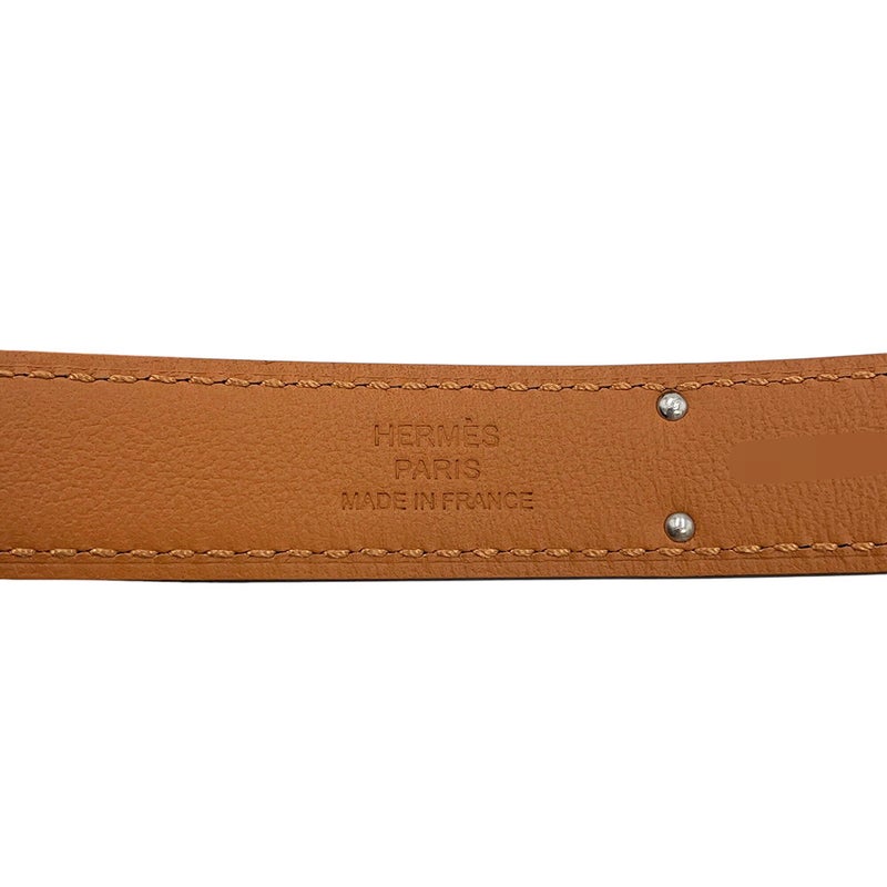 エルメス ケリーベルト ブルーネイビー/シルバー金具 エプソン B刻印 HERMES べルト