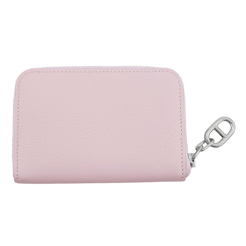 エルメス コインケース ジップアンゴー コンパクト モーヴペール/シルバー金具 エバーカラー B刻印 財布