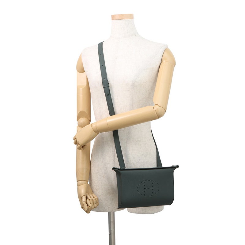 エルメス ショルダーバッグ ヴィドポッシュ ヴェールマングローブ/シルバー金具 トゴ K刻印 HERMES