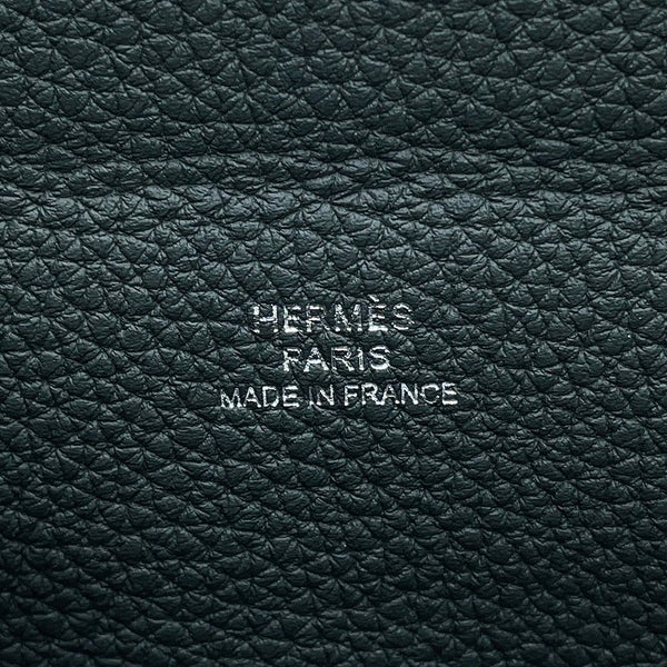エルメス ショルダーバッグ ヴィドポッシュ ヴェールマングローブ/シルバー金具 トゴ K刻印 HERMES