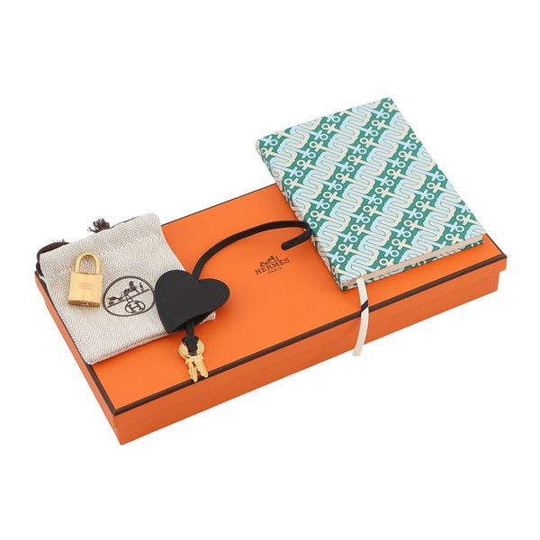エルメス ノートカバー カルネ・シークレット ブラック/ゴールド金具 スイフト W刻印 HERMES アニマポリス 黒