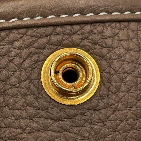エルメス ショルダーバッグ エブリン3 PM エトゥープ/ゴールド金具 トリヨンクレマンス C刻印 HERMES Evelyne