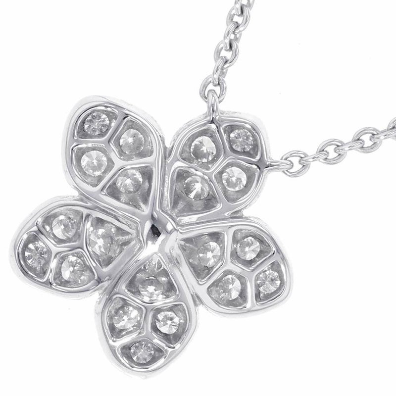 グラフ ネックレス ワイルドフラワー ペンダント パヴェダイヤ 0.42ct K18WGホワイトゴールド RGP773 ジュエリー