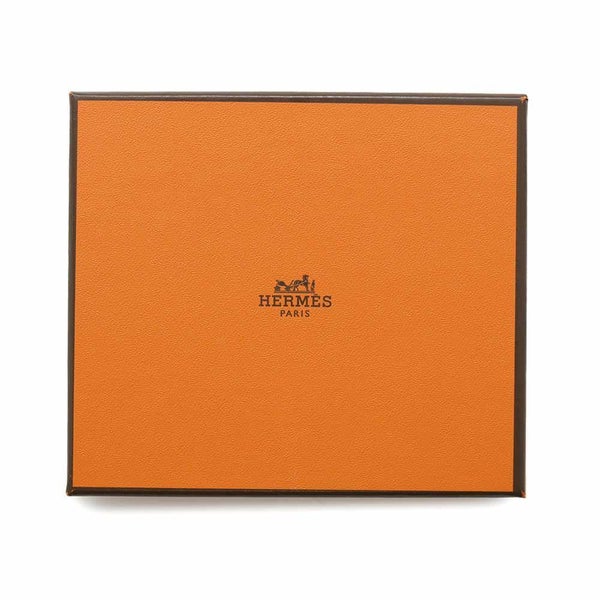 エルメス コインケース アザップコンパクト シルクイン ゴールド/シルバー金具 エプソン B刻印