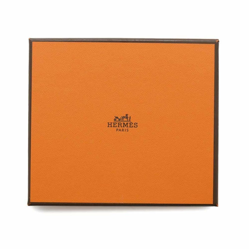 エルメス コインケース アザップコンパクト シルクイン ゴールド/シルバー金具 エプソン B刻印