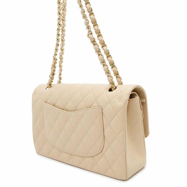 シャネル チェーンショルダーバッグ マトラッセ25 ココマーク キャビアスキン ダブルチェーン A01112 CHANEL