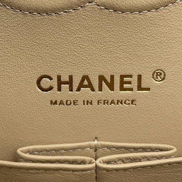 シャネル チェーンショルダーバッグ マトラッセ25 ココマーク キャビアスキン ダブルチェーン A01112 CHANEL