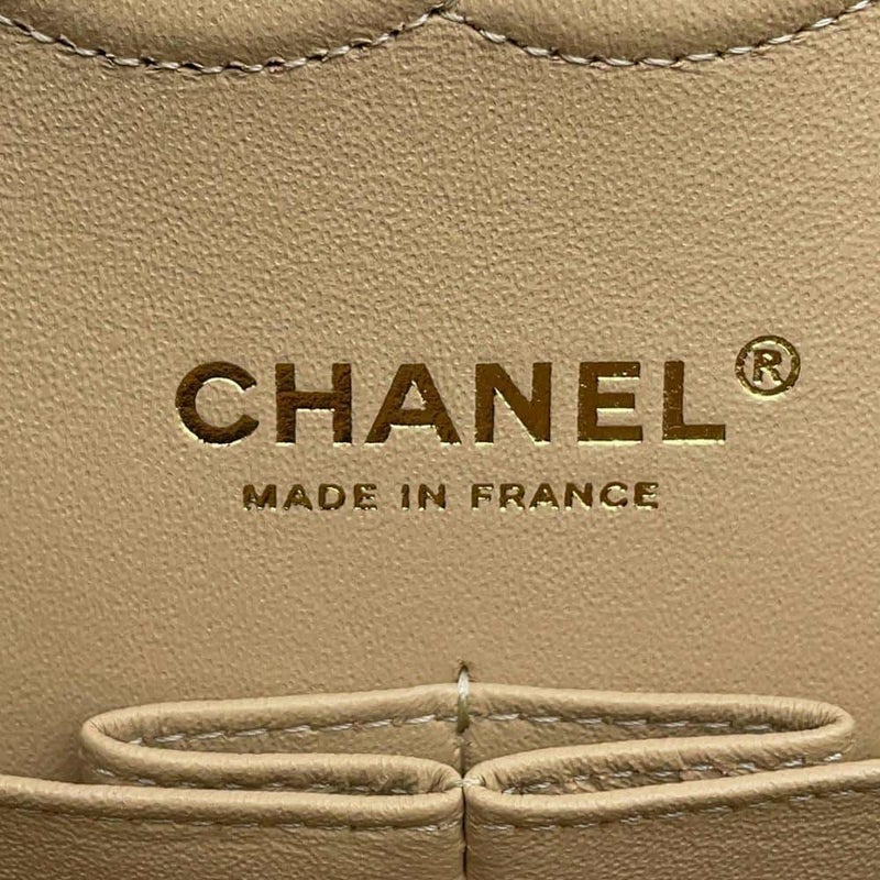シャネル チェーンショルダーバッグ マトラッセ25 ココマーク キャビアスキン ダブルチェーン A01112 CHANEL