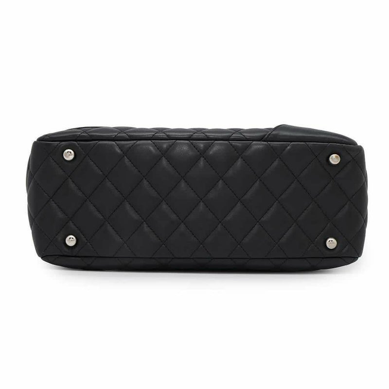 シャネル ショルダーバッグ カンボンライン ココマーク ボーリングバッグ A25171 CHANEL バッグ 黒