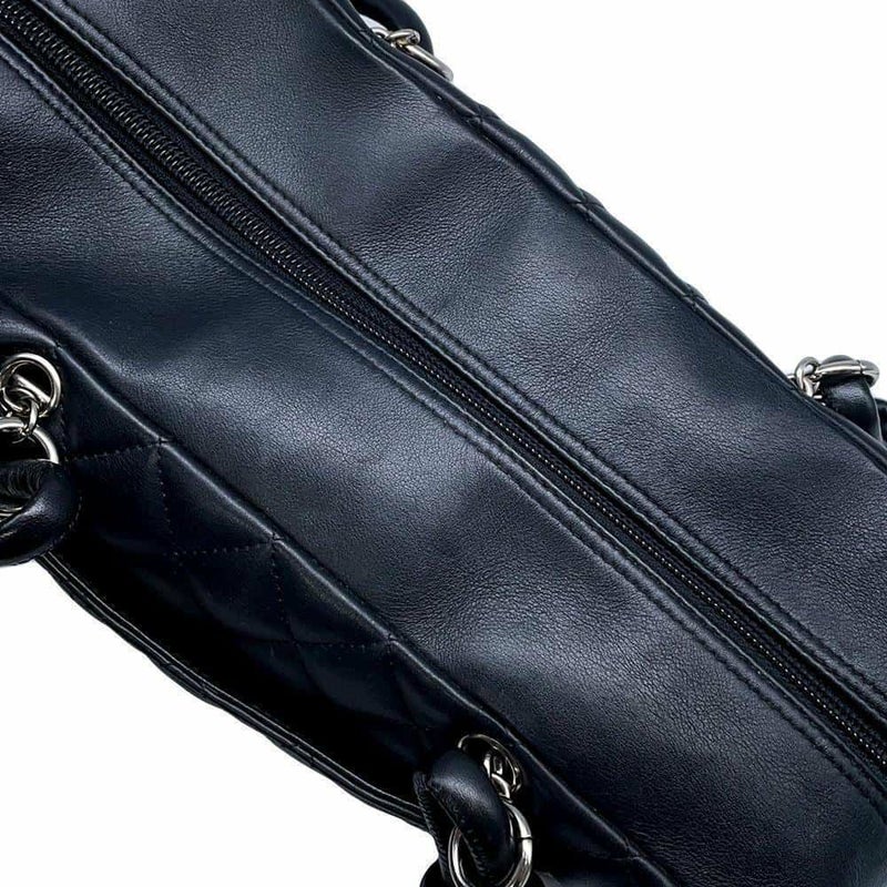 シャネル ショルダーバッグ カンボンライン ココマーク ボーリングバッグ A25171 CHANEL バッグ 黒