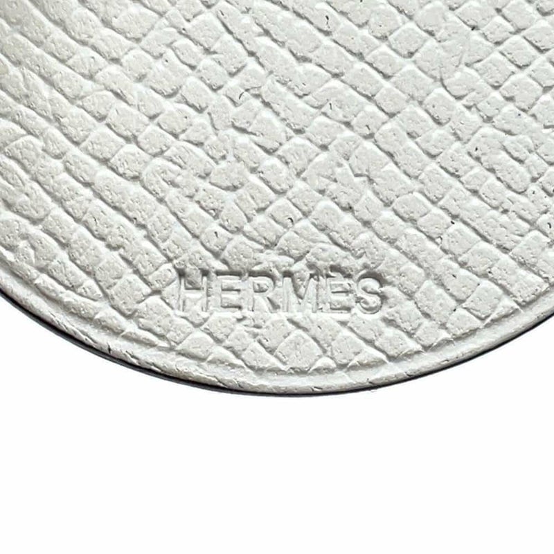 エルメス バッグチャーム アニマルチャーム トナカイ ホワイト/エトゥープ エプソン/SV925 HERMES