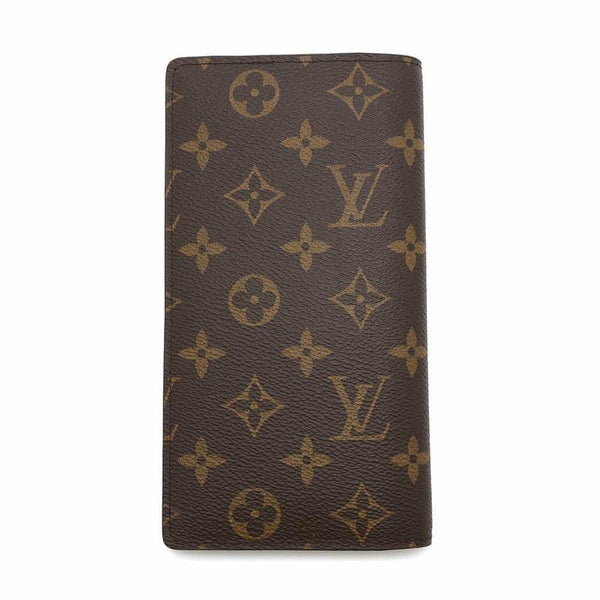 ルイヴィトン 長財布 モノグラム ポルトフォイユ・ブラザ M66540 LOUIS VUITTON ブラウン