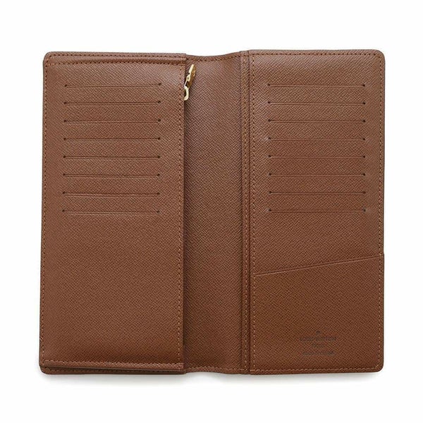 ルイヴィトン 長財布 モノグラム ポルトフォイユ・ブラザ M66540 LOUIS VUITTON ブラウン