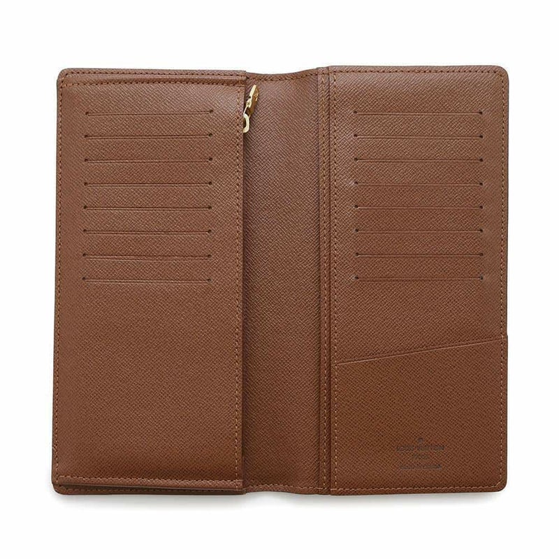 ルイヴィトン 長財布 モノグラム ポルトフォイユ・ブラザ M66540 LOUIS VUITTON ブラウン