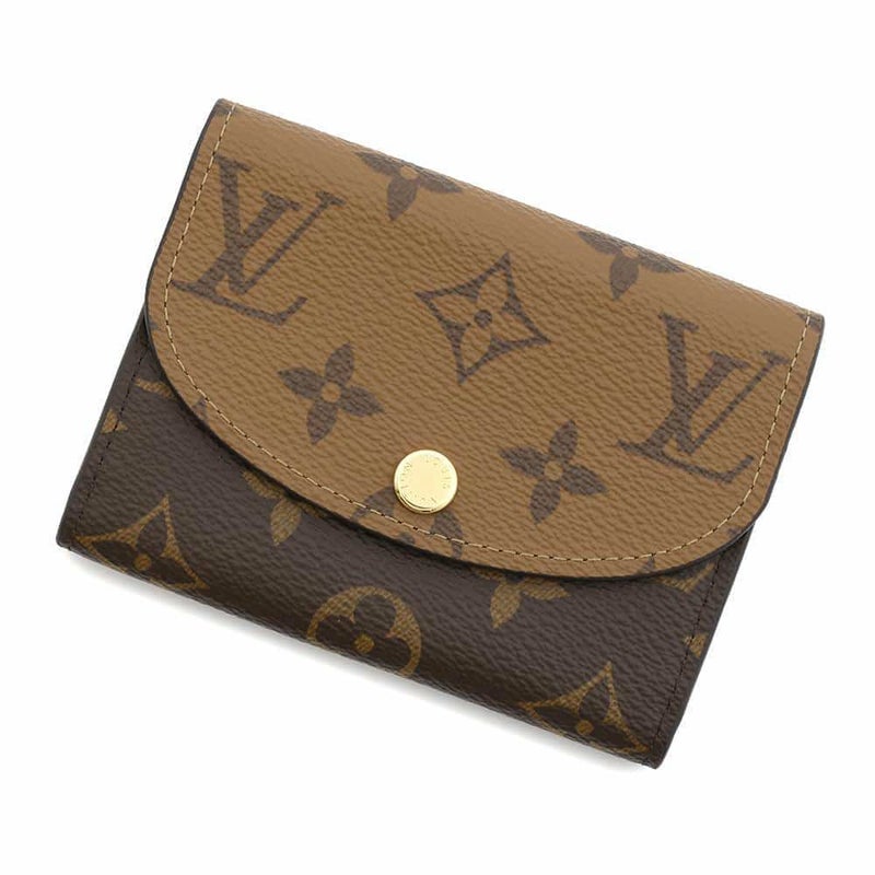 ルイヴィトン コインケース モノグラム/モノグラム・リバース ポルトモネ・ロザリ M82333 LOUIS VUITTON ヴィトン 小銭入れ 黒