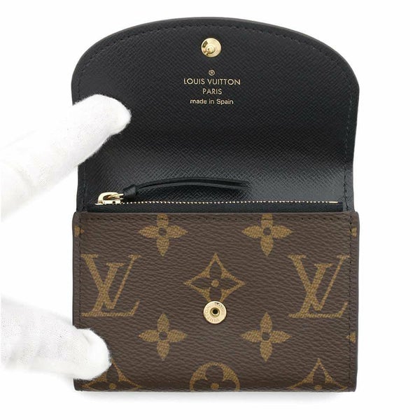 ルイヴィトン コインケース モノグラム/モノグラム・リバース ポルトモネ・ロザリ M82333 LOUIS VUITTON ヴィトン 小銭入れ 黒
